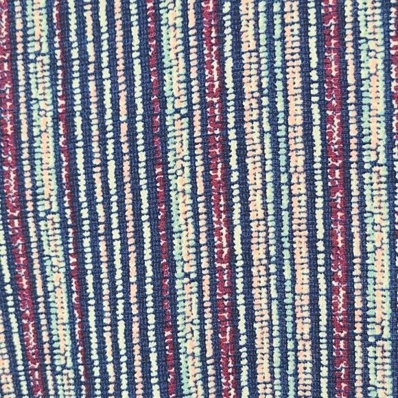 BCBGeneration Striped Retro Jersey A-line Dress Small 4/6 Purple Shift Comfy - Picture 5 of 9